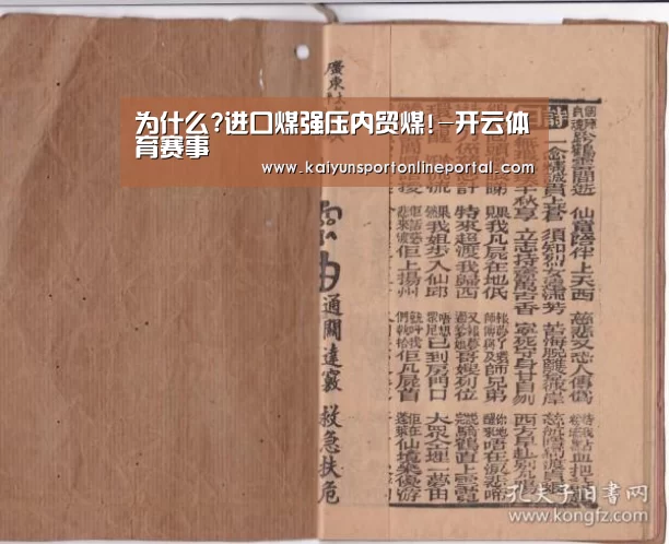 为什么?进口煤强压内贸煤!-开云体育赛事(图1) KAIYUN首页